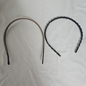 Lot of 2 90's plastic headband for girls women‎ teen adult vintage